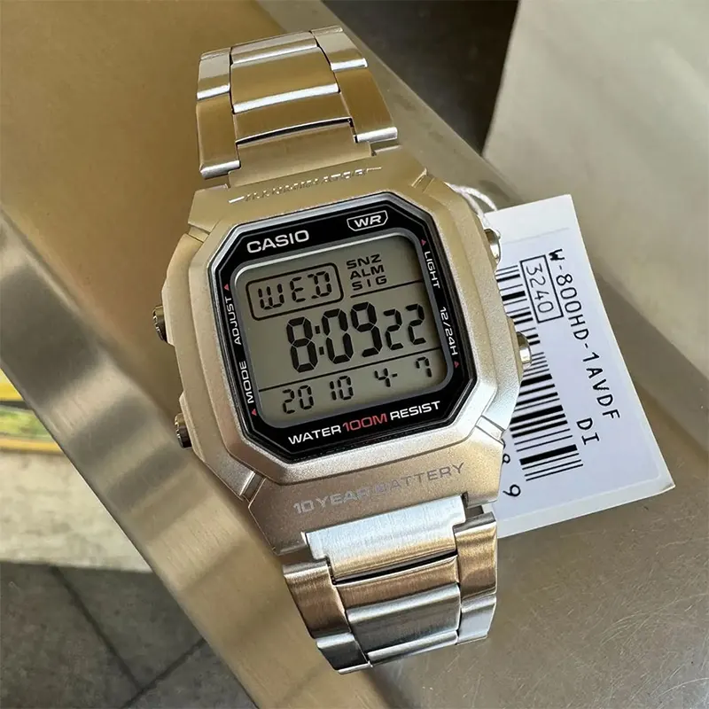 Casio Retro Vintage Collection Digital Display Men's Watch- W-800HD-1AV